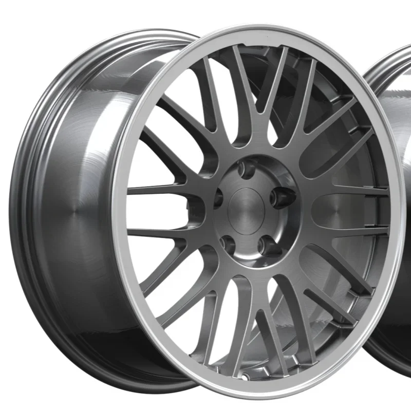 19 inch alloy monoblock forged process brushed dark gray car wheels rims 5x120 for Volkswagen Multivan