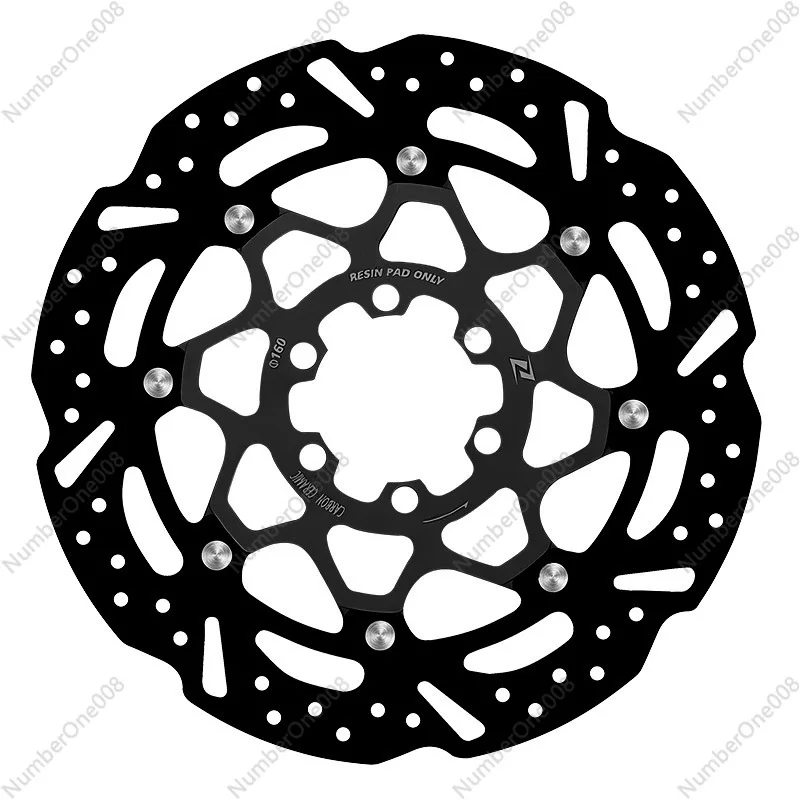 

Carbon Ceramic 6-Bolt Disc Brake Rotor for Road Bikes with Center Lock Design
