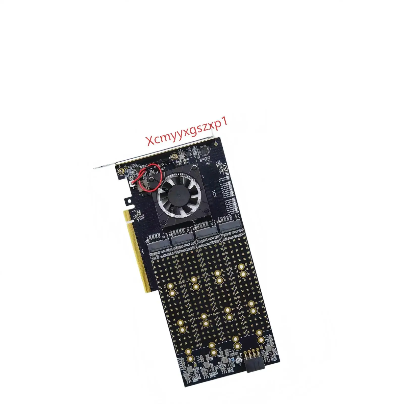 PLX8749 PCI-E 3.0 X16 8 Port to M.2 NVMe SSD Adapter with PEX8749 Chip