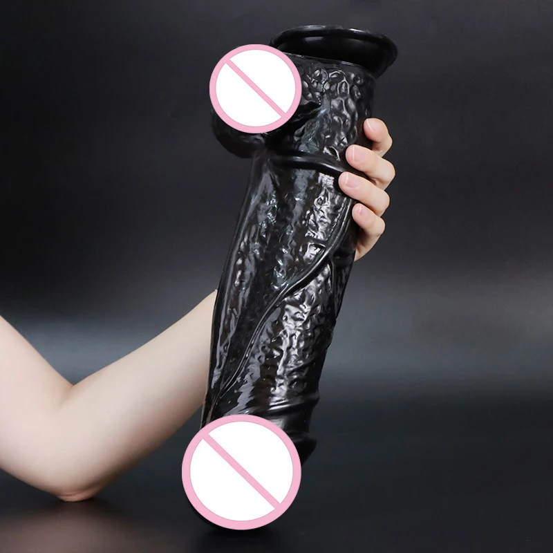 XXXL Fisting Dildo Anal Vaginal Stimulation 36.8x8.3cm Huge Realistic Dildos for Women Strapon Big Penis Sex Toys for Woman 18+