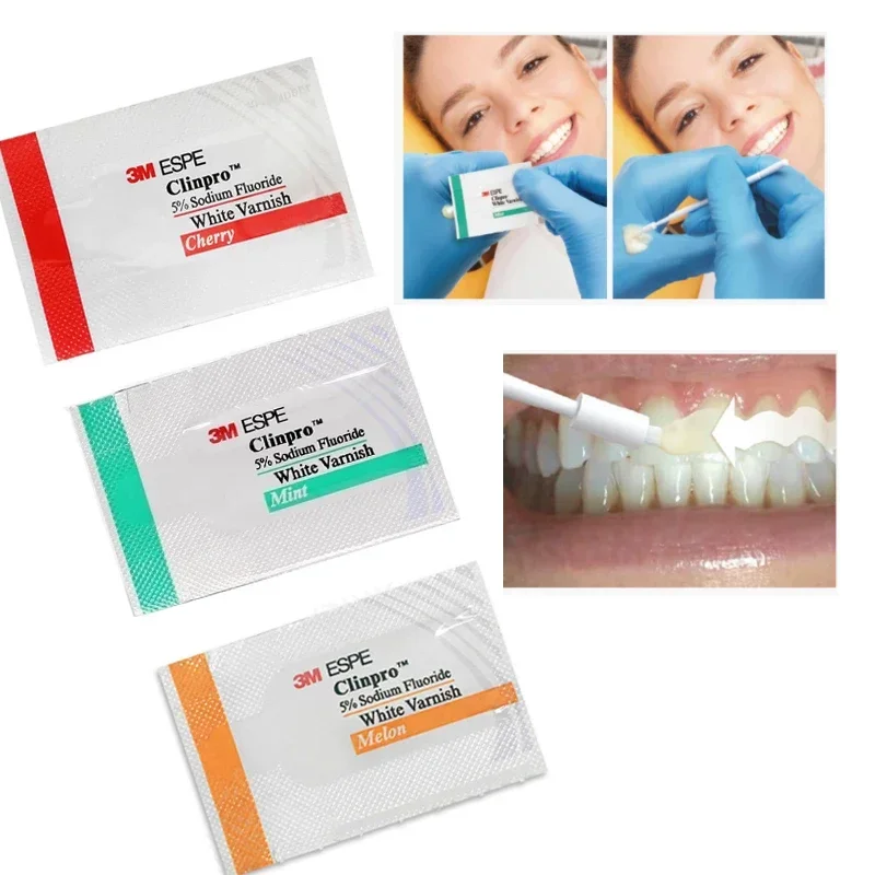 1/3/5szt Dental 3M ESPE Clinpro White Varnish 5% Fluor Protectant Lacquer Anti Caries Desensitizer Produkty stomatologiczne