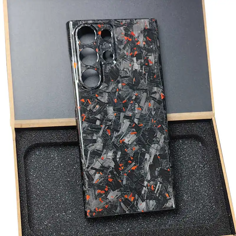 

S25Ultra подходит для S24Ultra, чехол для телефона Samsung S23Ultra из натурального углеродного волокна Galaxy S22 Ultra