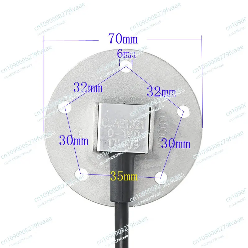 Water level meter and sensor matching water level sensor induction water tank transmission car boat RV universal with light