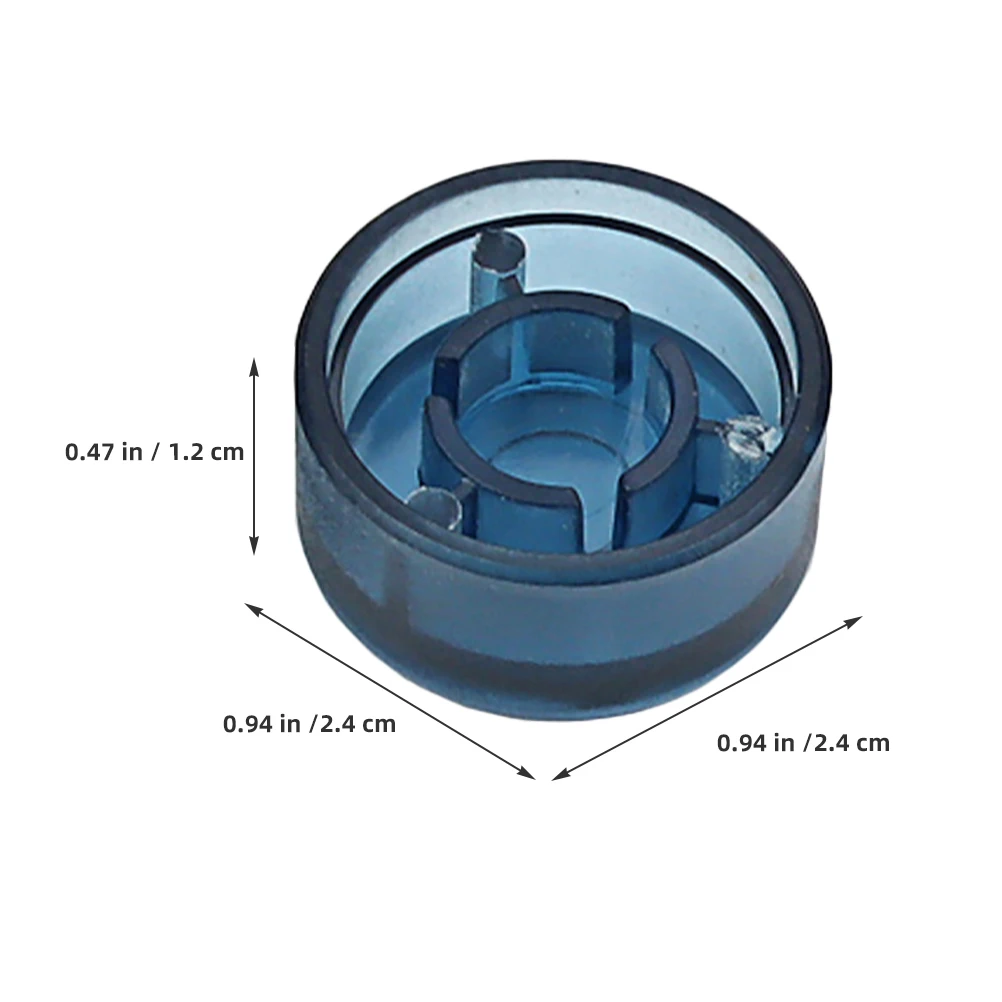 

2 Pcs Control Effect Button Guitar Footswitch Topper Navy Plastic Pedal Toppers