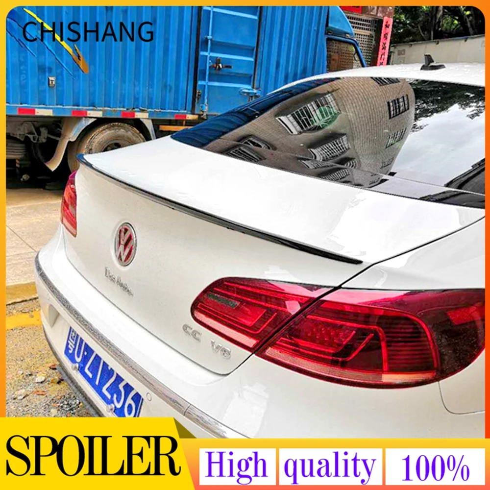 For Volkswagen Passat CC 2009 2010 2011 2012 2013 2014 2015 2016 ABS Material Unpainted Primer Tail Wing Rear Spoiler