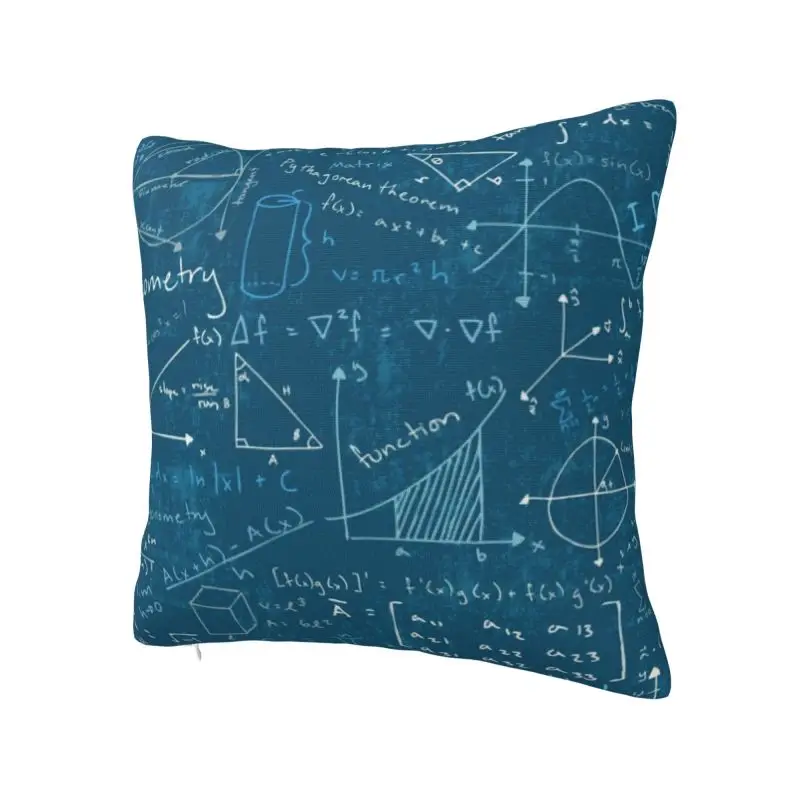 Mathematics Formulas Math Pillow Covers Sofa Science Geek Teacher Gift Luxury Cushion Cover Soft Pillowcase