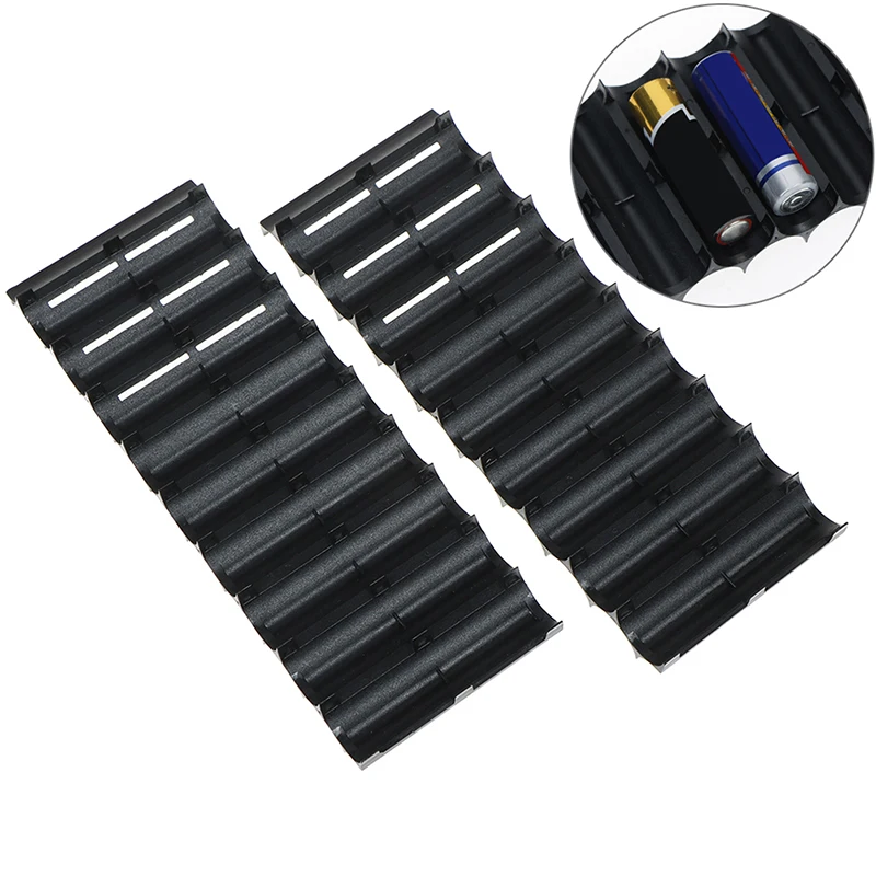 10-Cell 18650 Battery Holder - Plastic Spacer Stand for Cylindrical Battery Pack Assembly