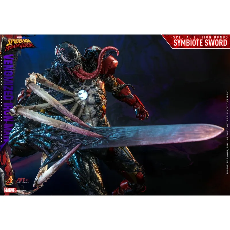 HEISSES SPIELZEUG Osoriginal 1\6 Mobile Puppe ACS 004 Animierter Spider Man: Maximal Venom Venom Iron Man Anime Actionfigur Modellspielzeug