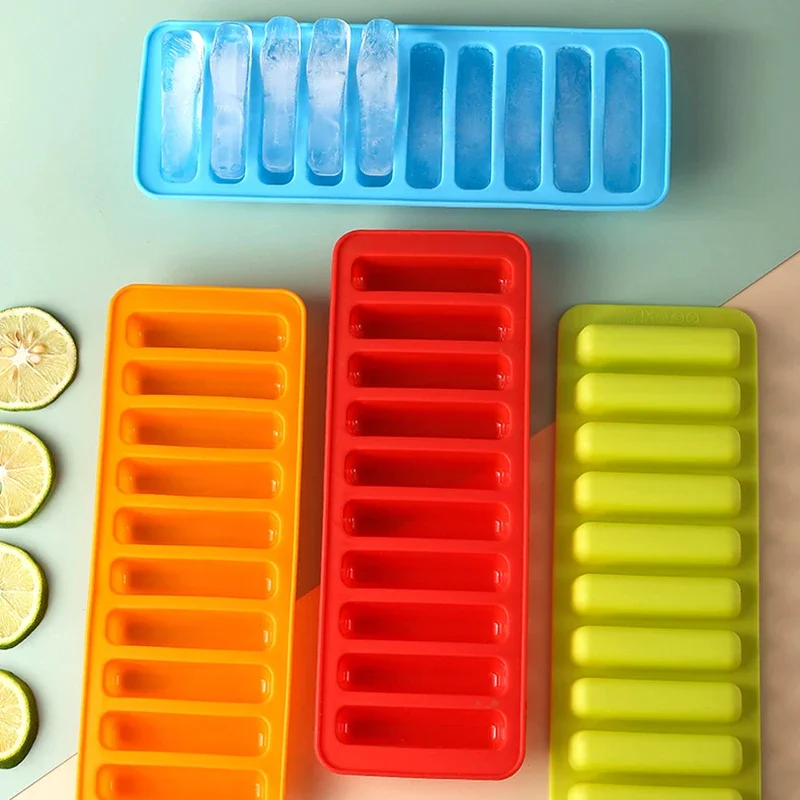 1PC Silicone Ice Bar Mold Bread Biscuit Mafen Cup Cake Mold Kitchen Baking Tray High-temperature Baking Tool
