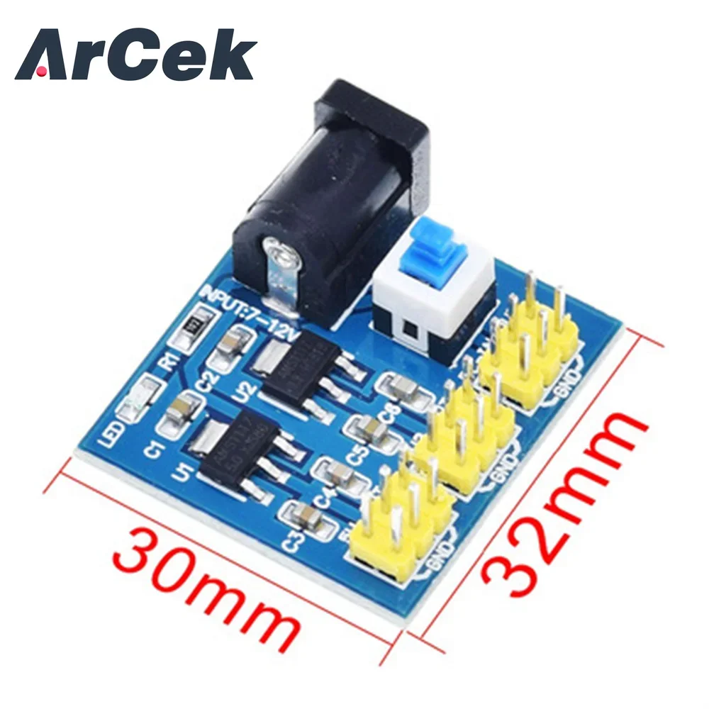 3.3V 5V 12V Multi Output Voltage Conversion DC-DC 12V to 3.3V 5V 12V Power Module