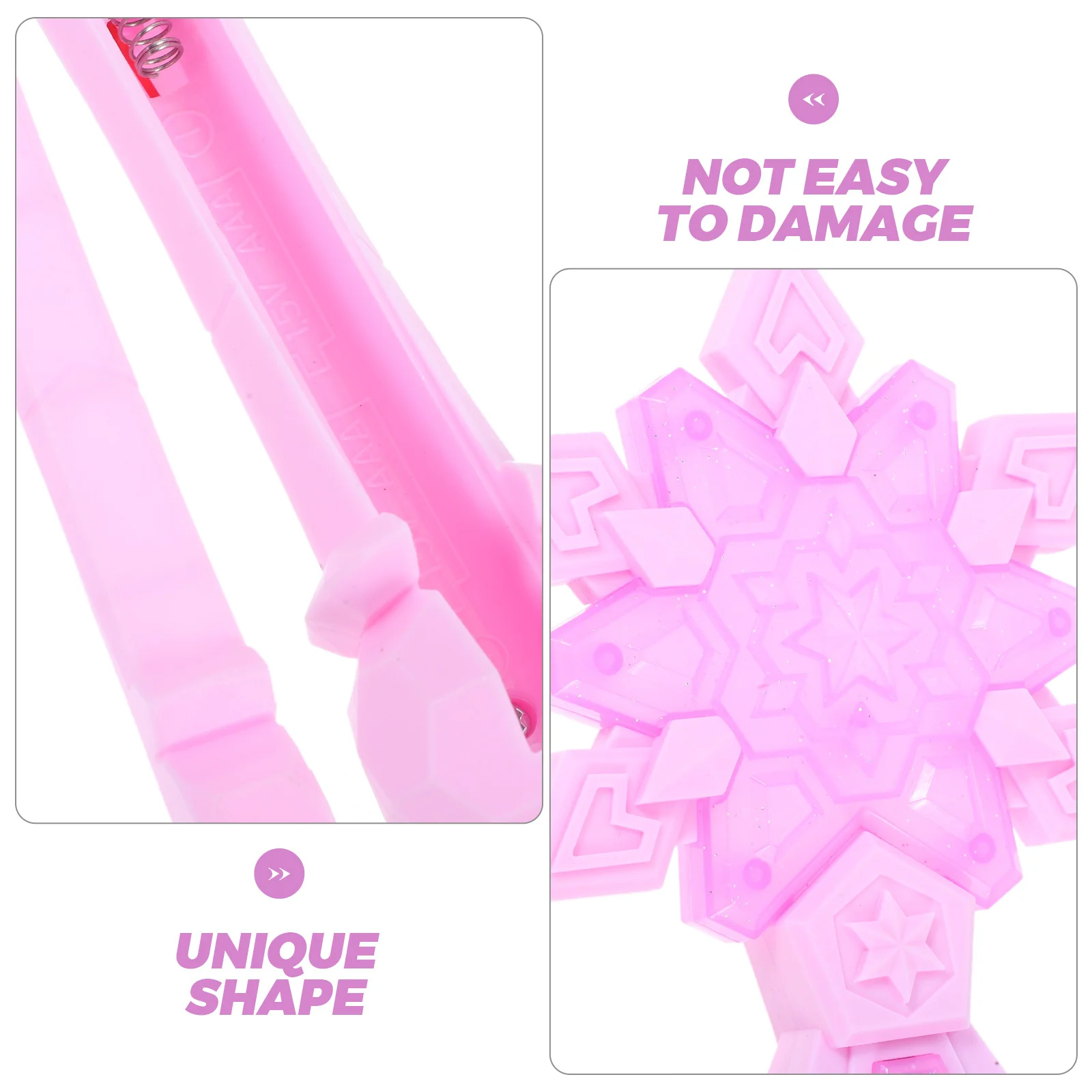 Oplichtende Sneeuwvlok Wand LED Fairy Stick Party Favor Verkleedaccessoire voor Meisjes Verjaardagsvieringen Kostuumfeesten Kerstmis