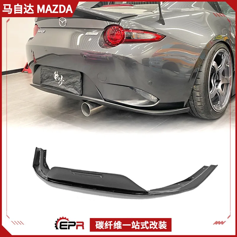 

Suitable for Mazda Miata MX5 ND Carbon Fiber Retrofit GV Small Back Lip Surround, Back Lip Spoiler