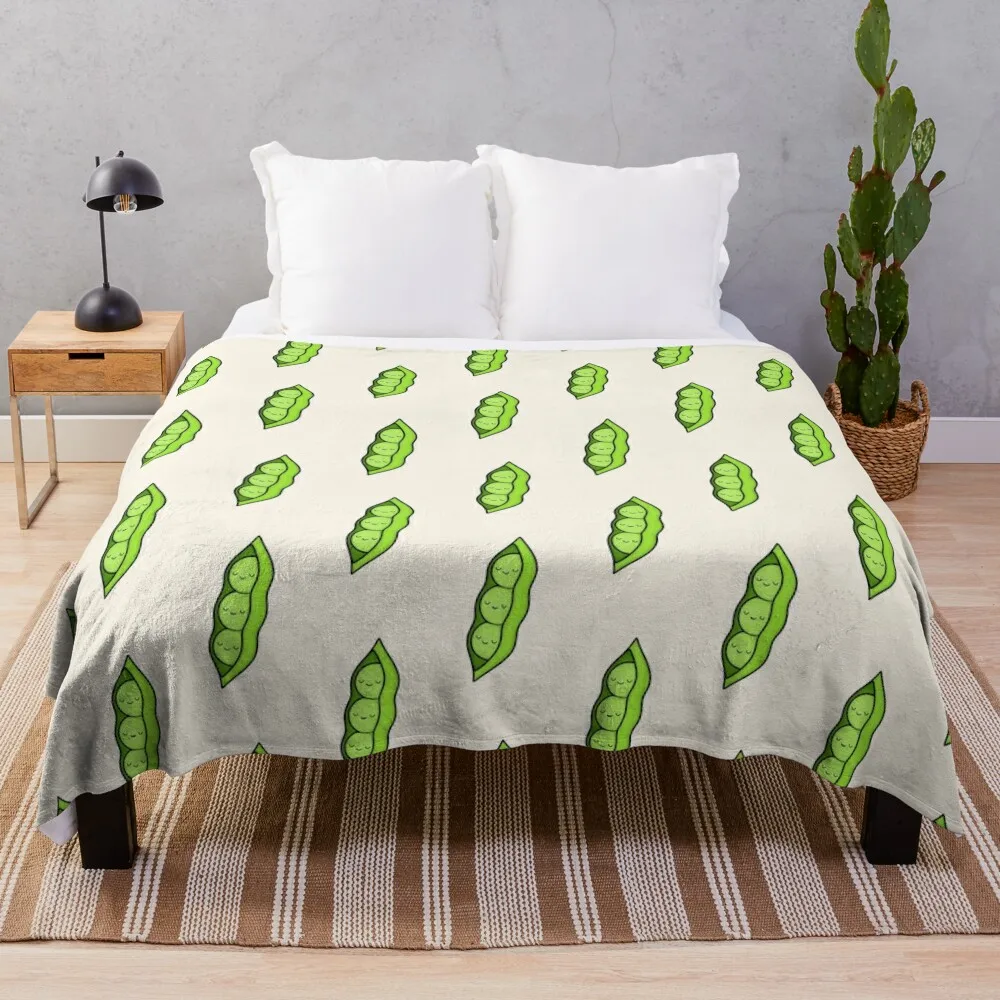 

Peas In The Cozy Pod Throw Blanket for sofa Sleeping Bag Blankets