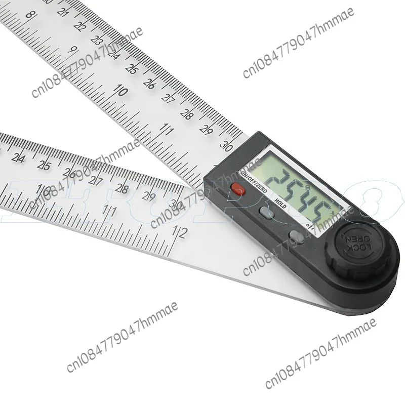 200-300mm Electronic Digital Display Goniometer Multifunctional Angle Meter Plastic Digital Display Goniometer