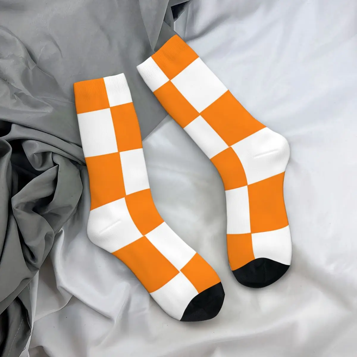 Chaussettes de compression Elin Tennessee Volunteers pour hommes, Checkerboxes, Harajuku, Quality Pattern Crew, Nouveauté