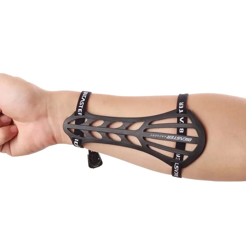 Bicaster-Archery Arm Guard Protector, Traditional Hunting Recurve Bows, Shooting Training Protector, Armband Protection