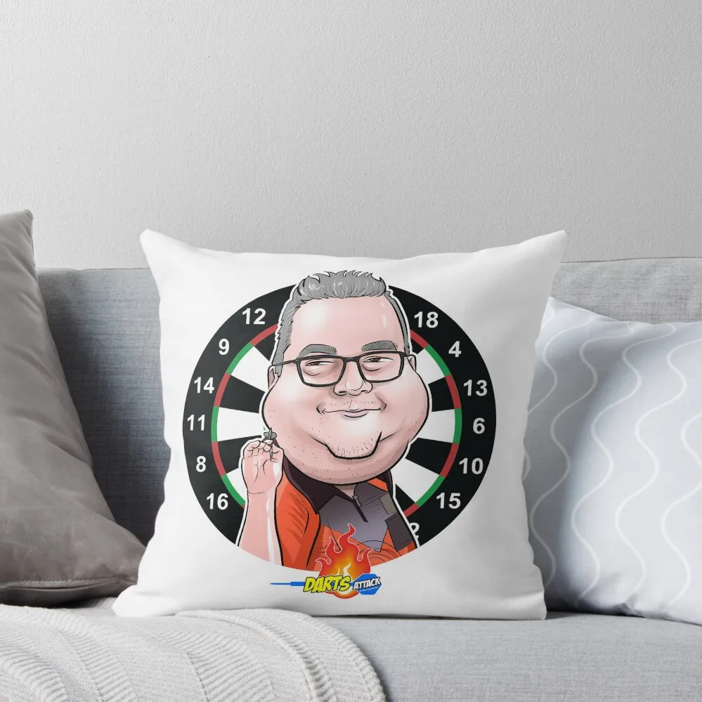 Caricatura Stephen Bunting by Darts Attack Throw Pillow Pillow Cover autumn pillowcase Decorative Sofa Cushions pillow