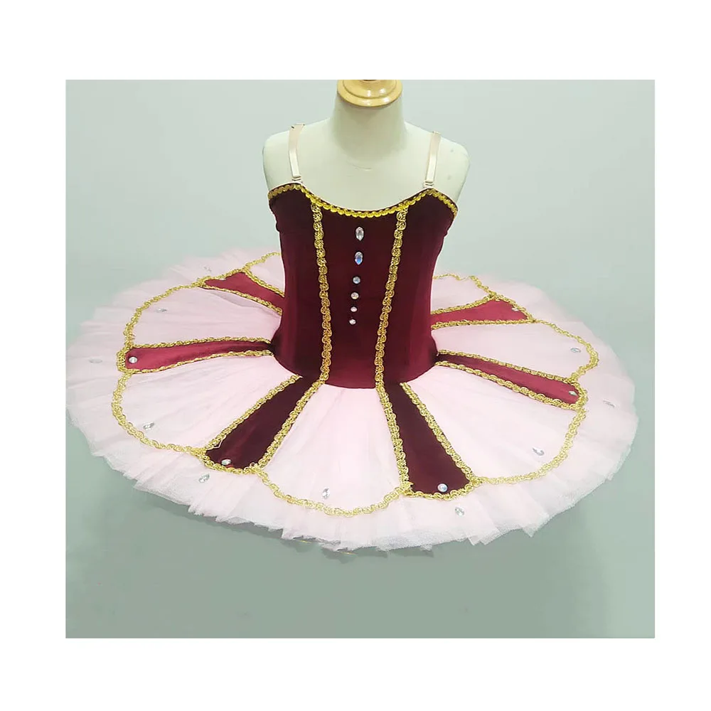 

Girl's Red Pink Ballet Plater Tutu Dress For Performance,Don Quixote Ballet Dress 댄스복 Ballet Wear Drop Shipping