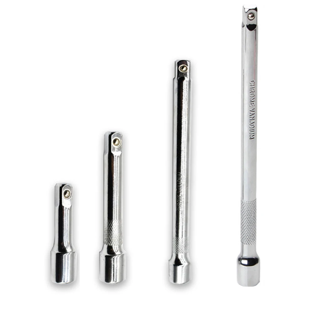 Socket Extension Set 4pcs Drive Socket Extension Bar Includes 2-inch 3-inch 4-inch 6-inch Extensions Extension Rod Accessory Set
