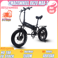 CMACEWHEEL RX20 MAX-T Electric Bicycle 1500W Dual Motor 48V18AH Lithium Battery Electric Bike 20*4.0 Inch Fat Tire Aldult E-Bike