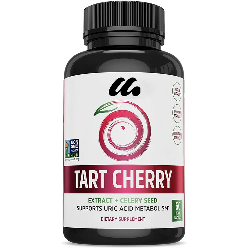 Cherry extract+celery seed capsules, premium Uric acid cleaner for healthy joint support, 60 capsules