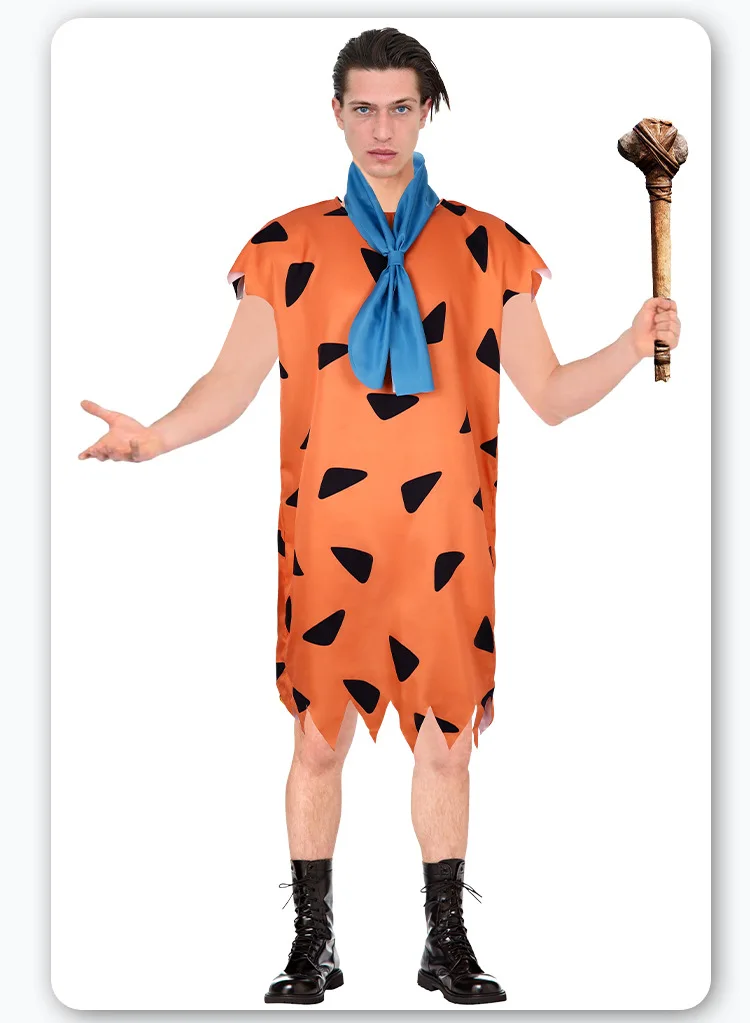 زي قطعة واحدة بطباعة بدائية مجنونة للعب الأدوار، وحفلات الهالوين، وملابس أداء المسرح #2