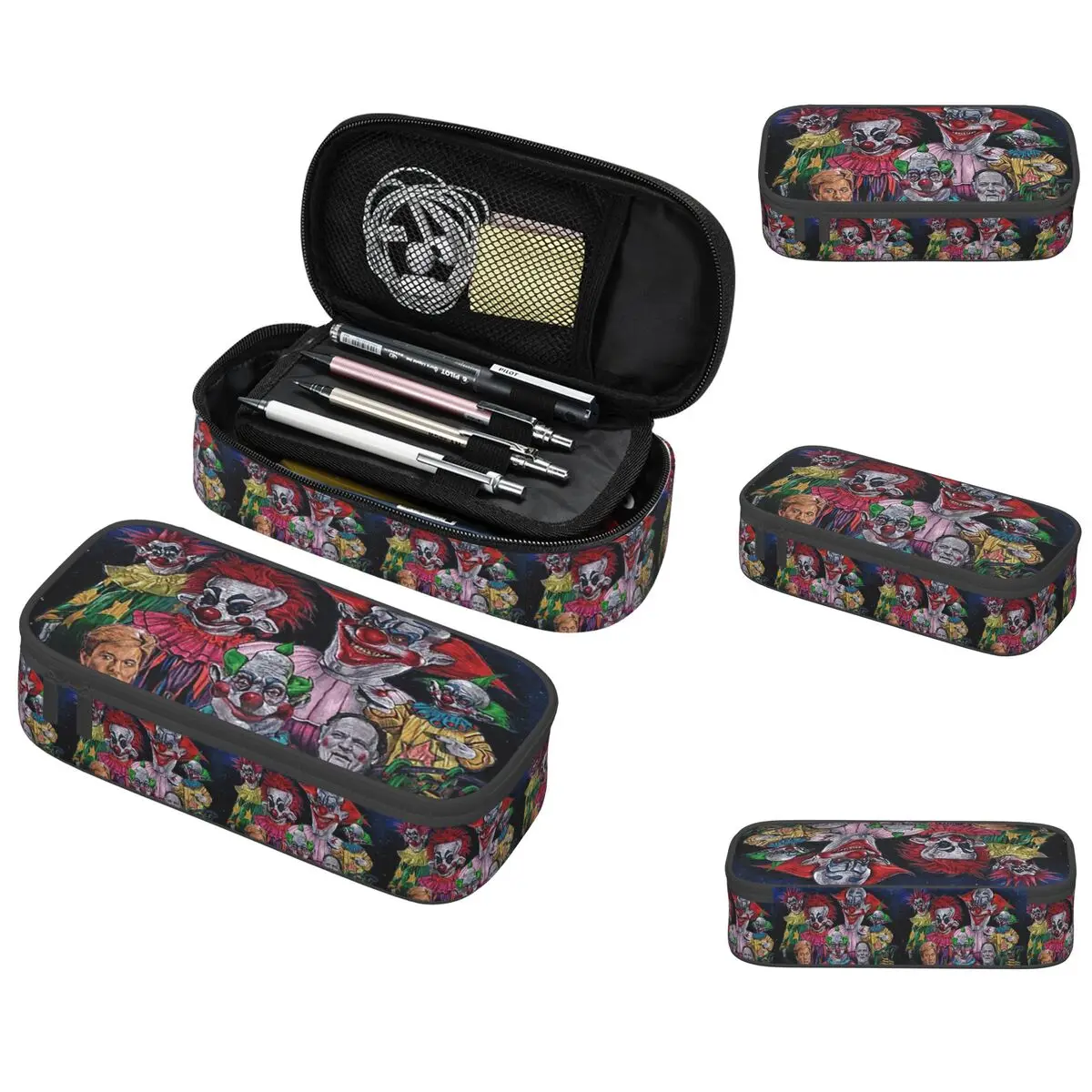 

Killer Klowns From Outer Space (6) Pencil Case for Studen Gifts Pen Box Pencil Bag Stationery Supplies Pen Holder Bag