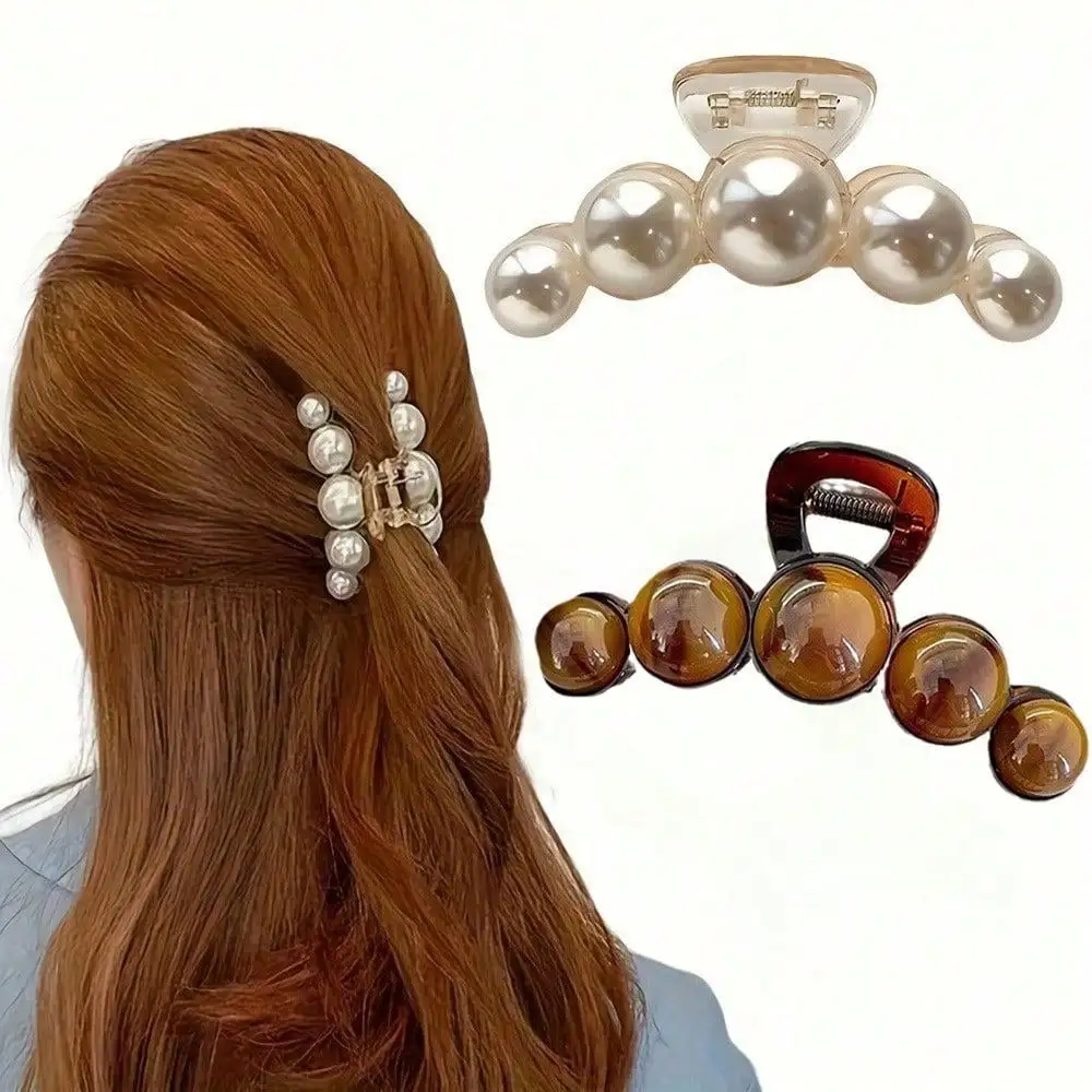 

Большая винтажная заколка для волос (1 шт.) - Элегантная женская заколка в ретро-стиле, надежно фиксирует хвосты, пучки и прически-гульки - Идеально подходит для повседневного использования и вечеринок.