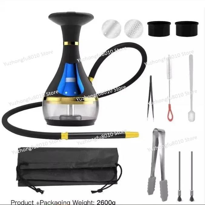 

Европейский и американский элитный электронный кальян-кальян, новый светодиодный экран, электронный испаритель, большой дым