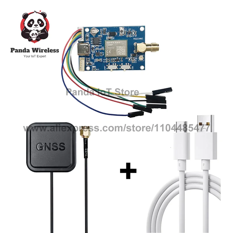 LG290P Module High Precision RTK Receiver Level Type-C with Antenna L1 L2 L5 GPS BDS GLONASS Galileo QZSS For UAV Robotics