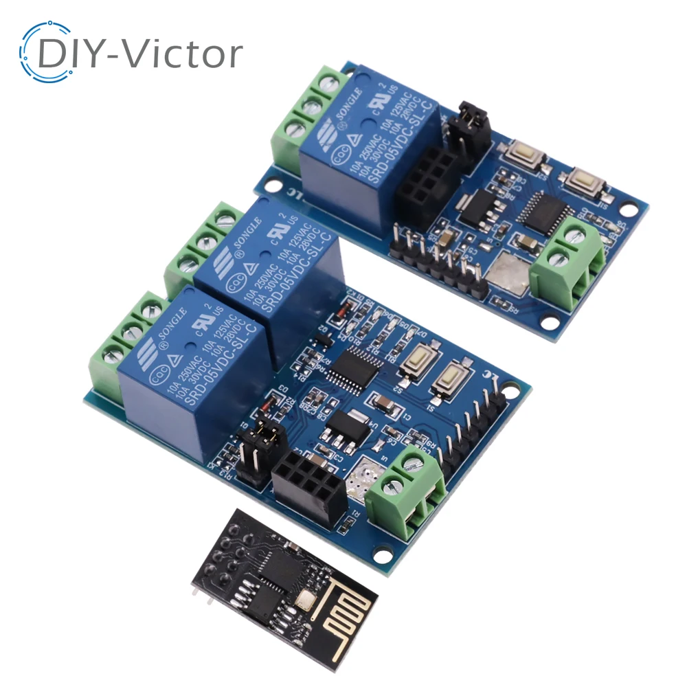 5V ESP8266 ESP-01 1-kanałowy moduł przekaźnika WiFi ESP-01S 2-drożny moduł przekaźnika do zdalnego sterowania IOT Smart Home APP