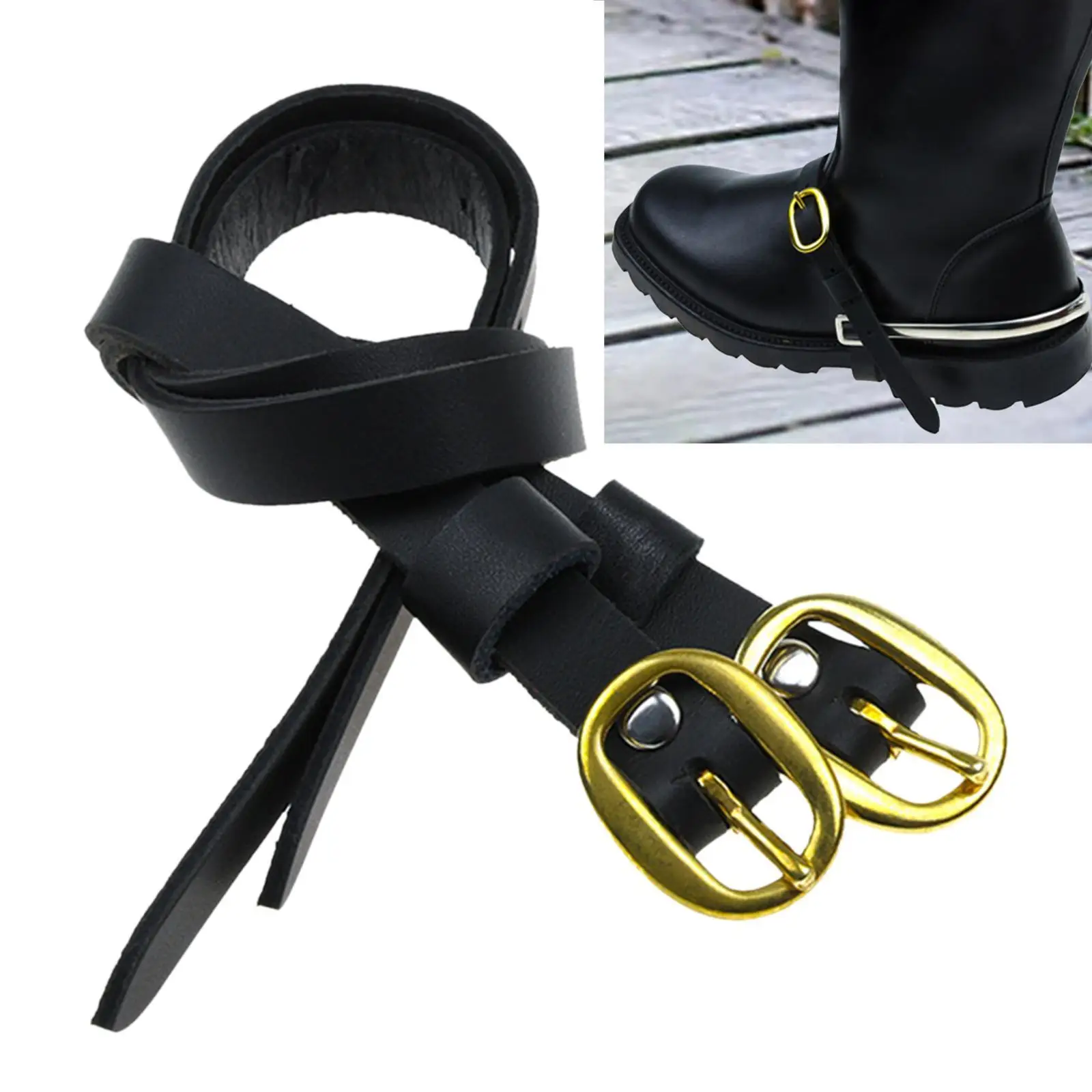 

Удобные ботинки из искусственной кожи с регулируемыми ремнями для конного спорта, черные спортивные ботинки для девочек