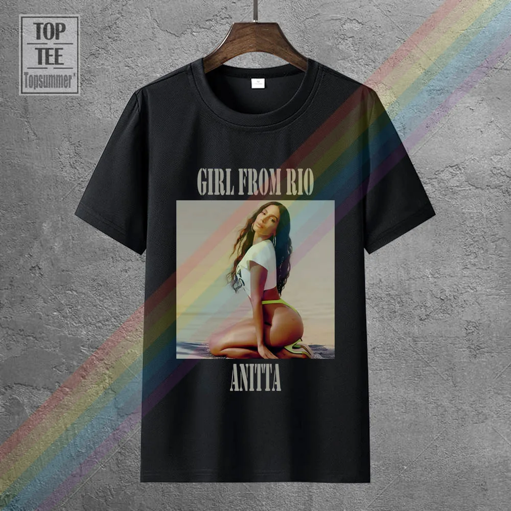 Anitta T-Shirt Girl From Rio T-Shirt Gothic Emo T-Shirts Punk Hippie Tshirt Goth Retro Tee Shirt