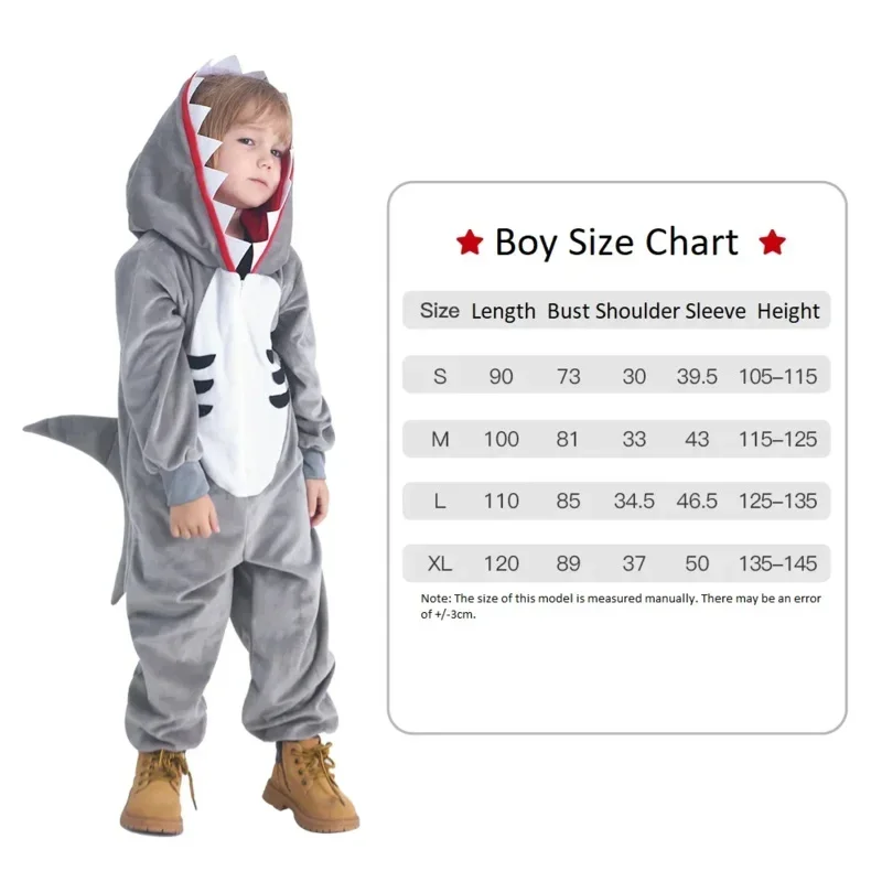 여아용 상어 스위티 코스튬 원피스, 남아용 상어 원지, 어린이 마스코트 후드, 회색 상어 파티, 아기 여아 게임, SN88