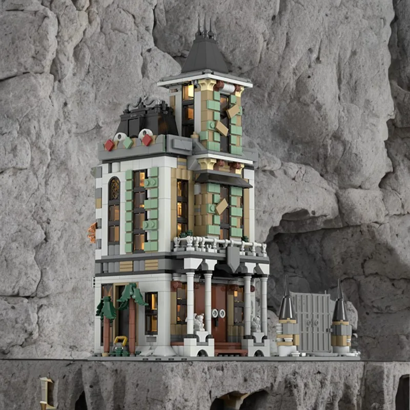 

1252 шт. MOC образовательные строительные блоки особняк с привидениями DIY игрушка в подарок для детей на день рождения, Рождество