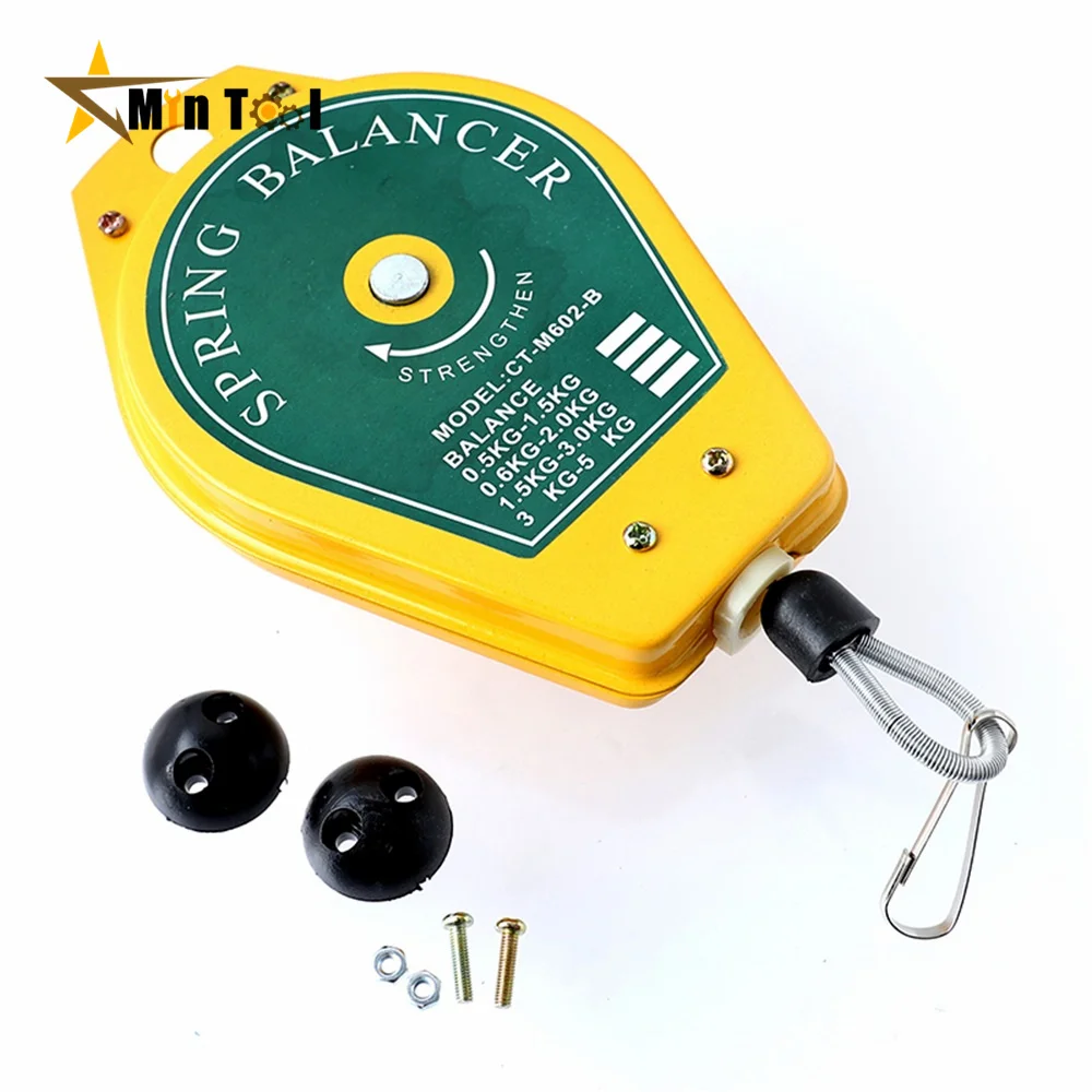 Retractable Spring Balancer Screwdriver Hanging Torque Wrench Hanger Wire Rope Holder Ergonomic Balance Box Measure Hand Tool