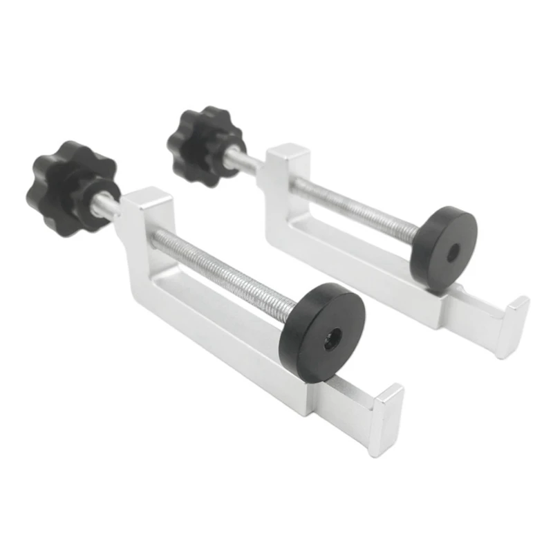 Tischklemme Universal Zaun / T-Slot / Tischkreissäge Führungsschiene Klemmen Aluminiumlegierung Feste Klemme für Holzbearbeitungswerkzeuge Zubehör