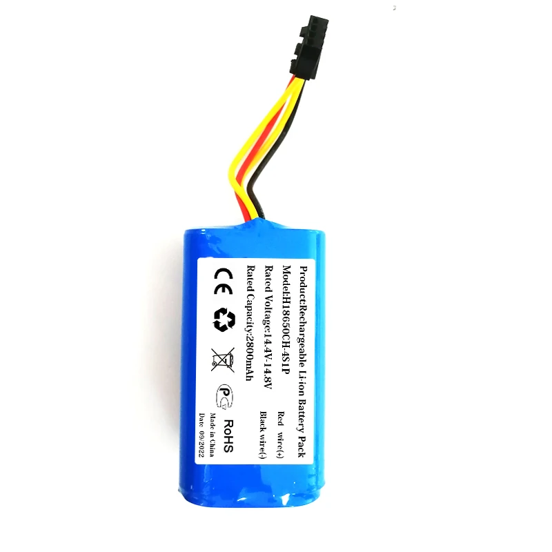 New 14.4V 3400mAh/2800mAh Li-ion Battery For Kassel SQ-1020 Robot Vacuum Cleaner