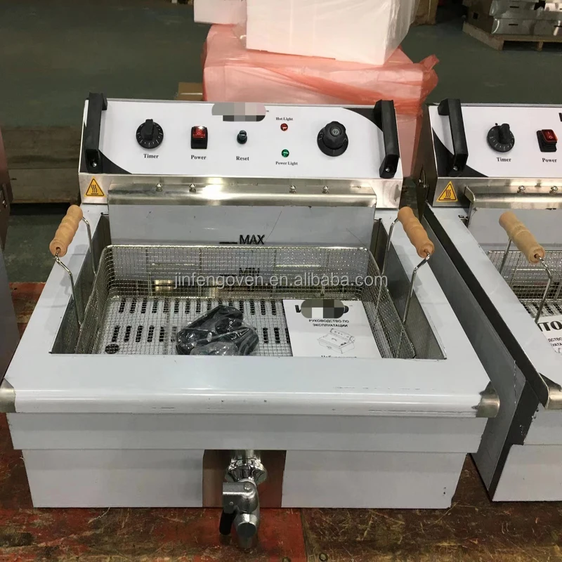 Commercial 20 Litres Deep Fryer Fritters Large Capacity Tornado Potato Deep Fryer / Electric Deep Fryer Industrial