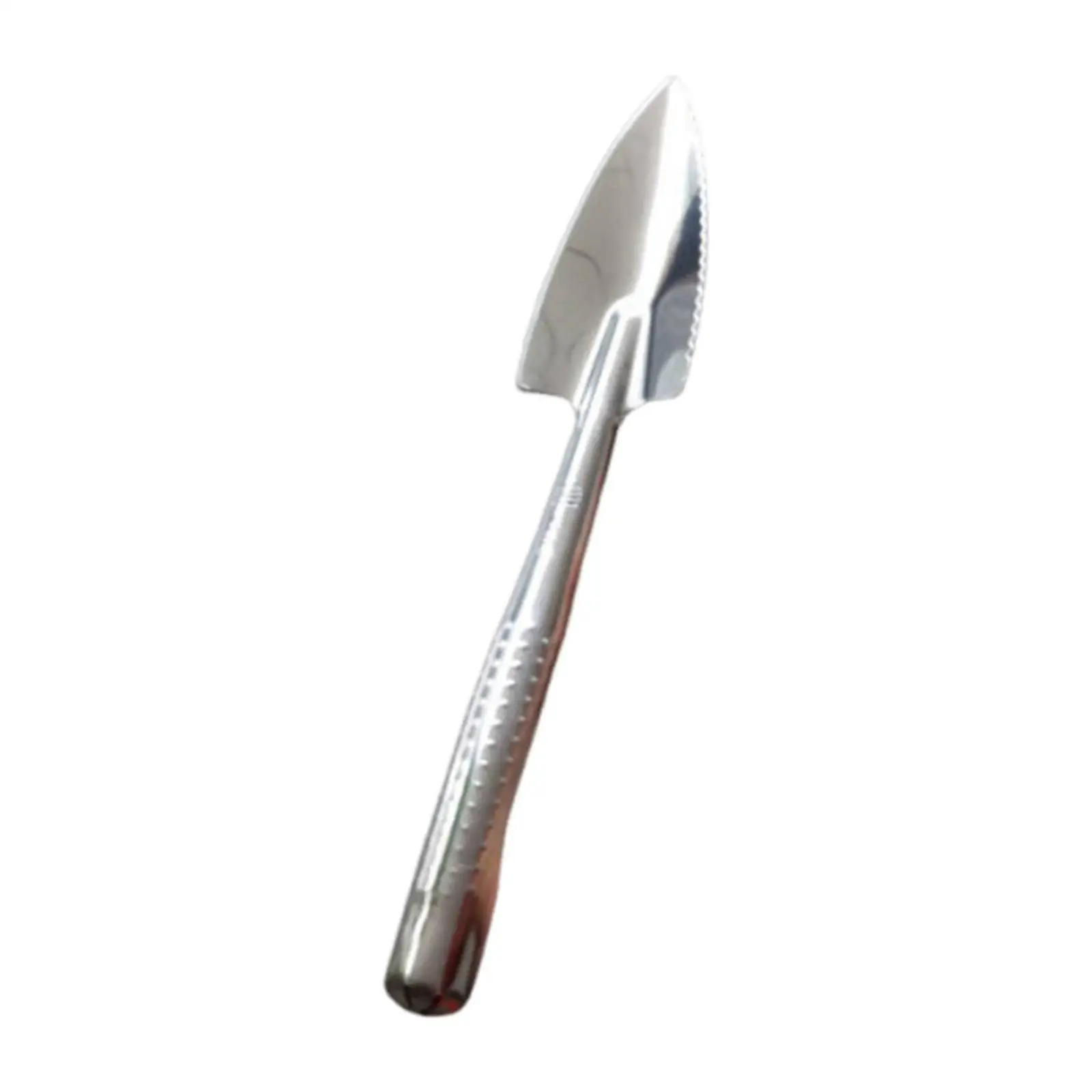 Rust Resistant Gardening Shovel Ergonomic Handle Stainless Steel Garden Multi Tool for Tight Spaces and Pots