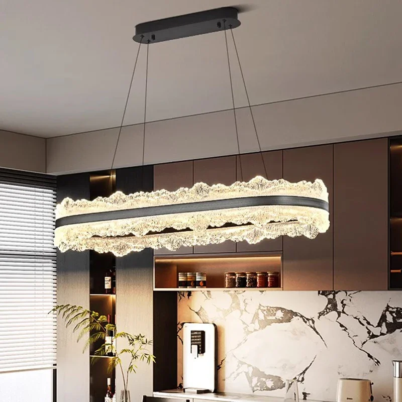 Modern Luxury Crystal Villa Hanging Chandelier for Living Room Kitchen Dining Table Home Decoration Interiordesign Lighting