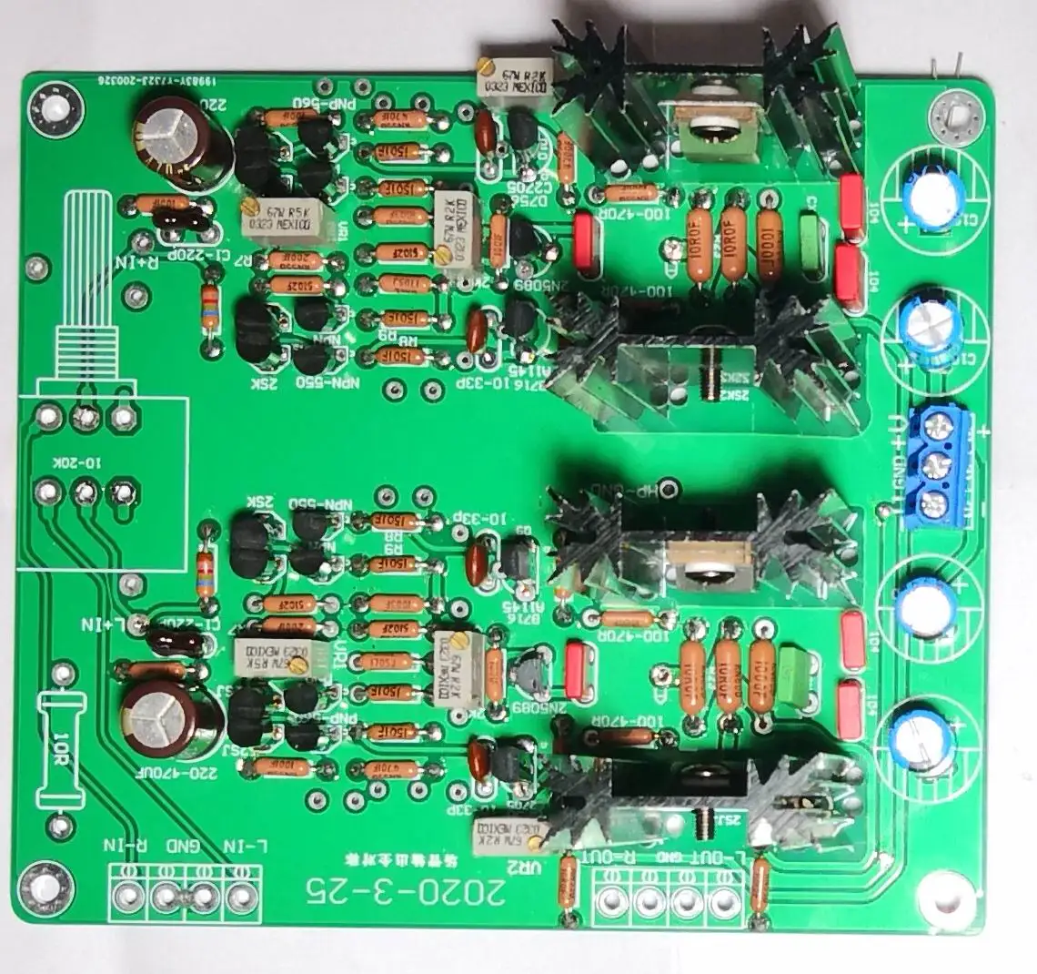 

Classic Fully Symmetric Circuit Front Level Board PCB Class A Front Level Board Can Be Headphone Amplifier