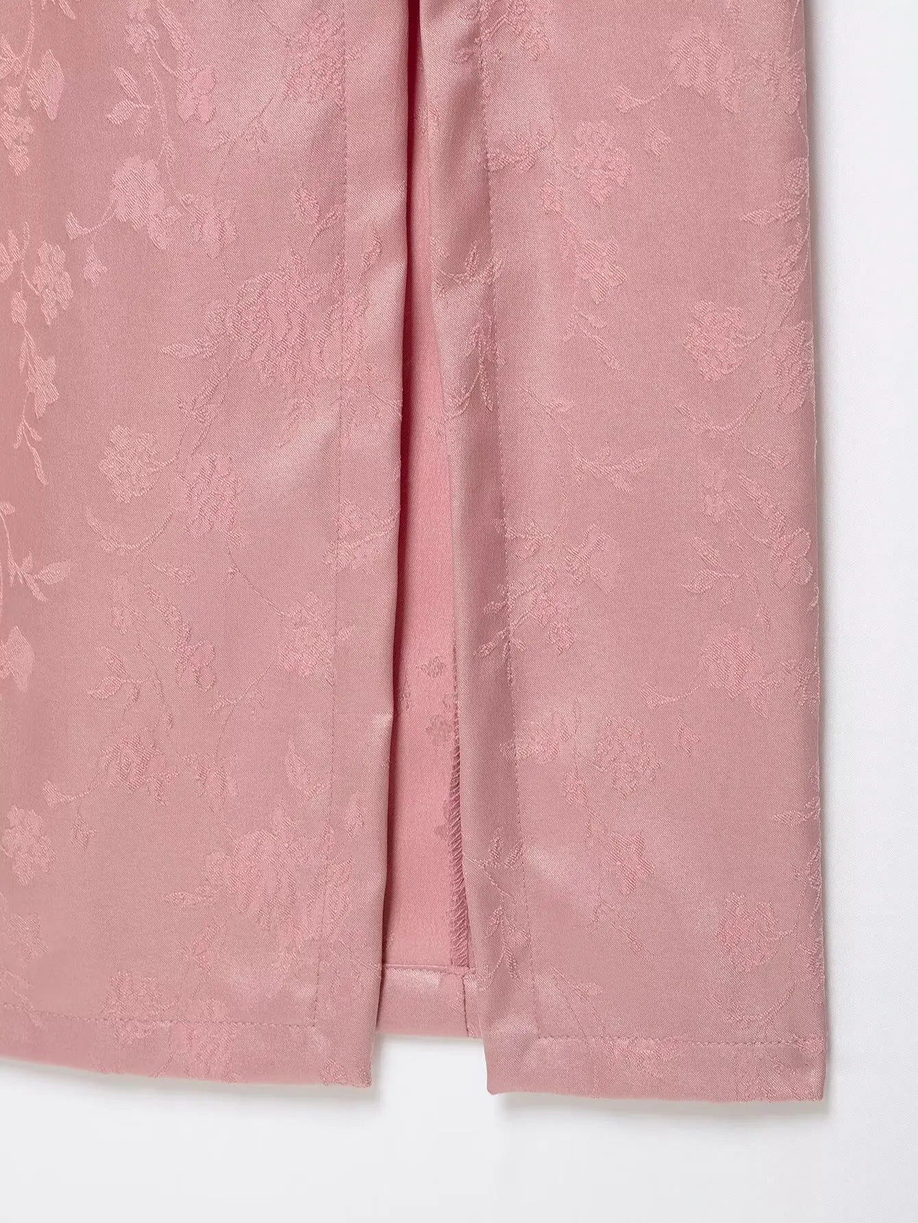TFMLN Neues Elegantes Langes Kleid für Damen, Neckholder, Schlüsselloch-Ausschnitt, Ärmellos, Hoher Schlitz, Modisches Midi-Bodycon-Kleid für Damen – Detail 8