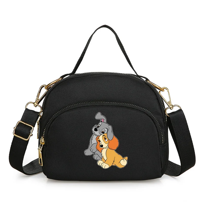 Lady and The Tramp Disney Dog Scamp Women's Bag Shoulder Bags Hand Bag Ladies Female Crossbody Bags Women's Bag Underarm Bags