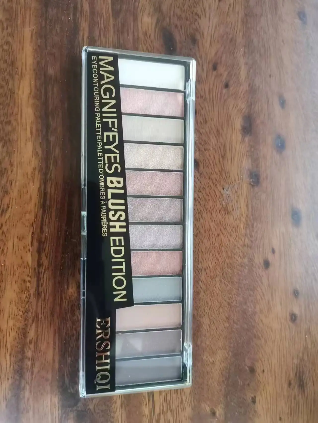 

Оптовая продажа 12-цветной палитры теней для век с жемчугом, матовыми и тонкими блестящими оттенками, трендовыми трансграничными.