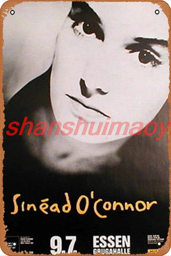 O'Connor, Sinead concert poster Poster Retro Metal Tin Sign Vintage Sign for Home Coffee Wall Decor 8x12inch