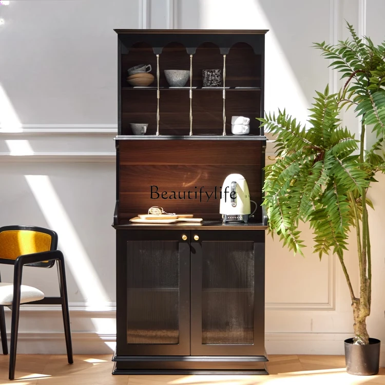 

Living room dining side cabinet retro French design storage wine cabinet