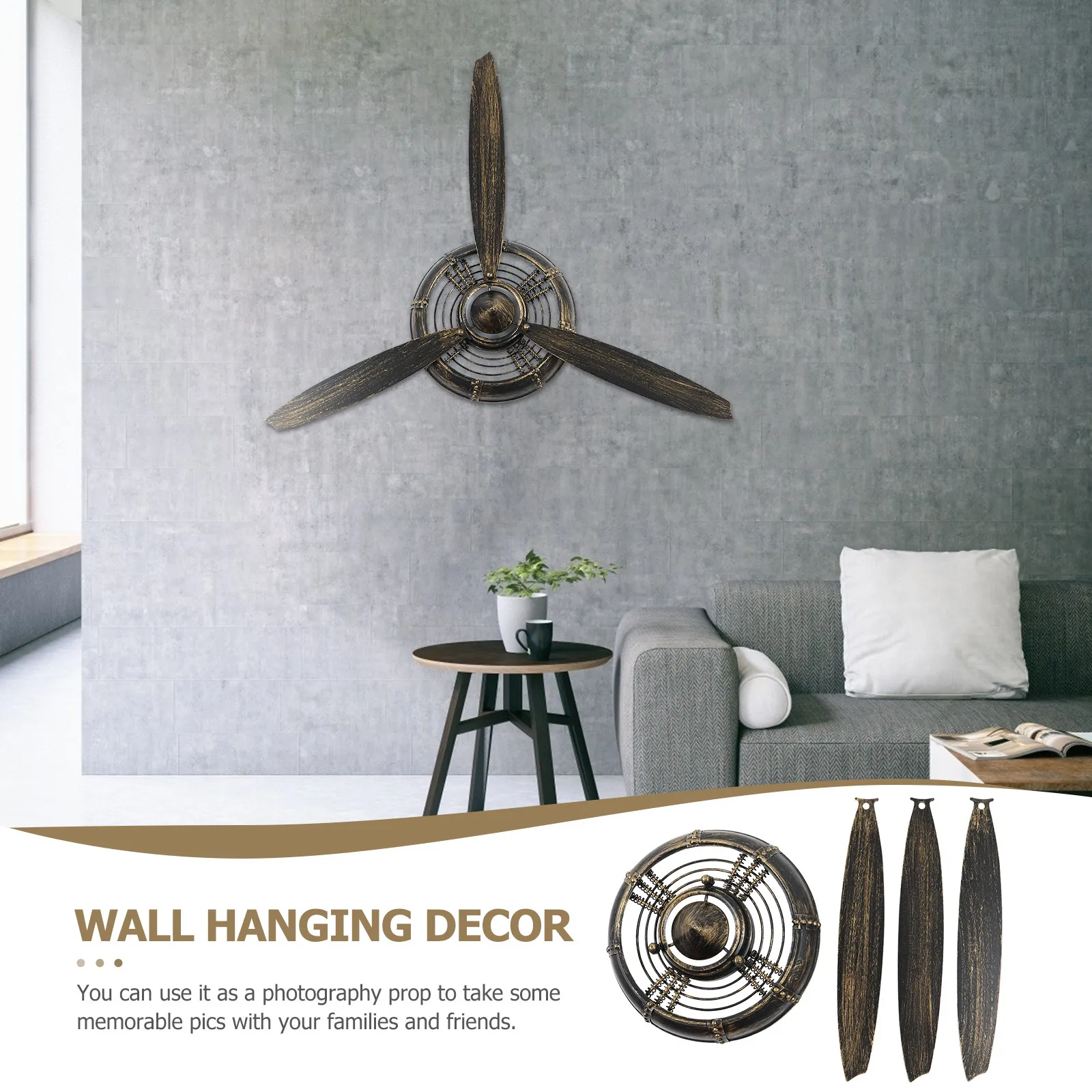 Dekoracja ścienna z vintage'ow – Home Office Industrial Style recenzja i cena