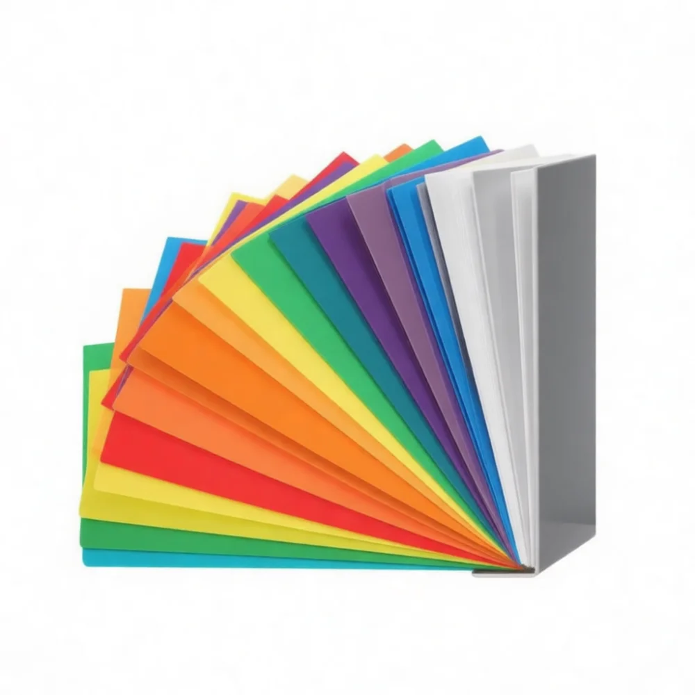 Colorful Translucent PP Frosted Plastic Sheet A4 PVC Board Diy Handmade Crafting Tool Drawing Protector Art Stationery