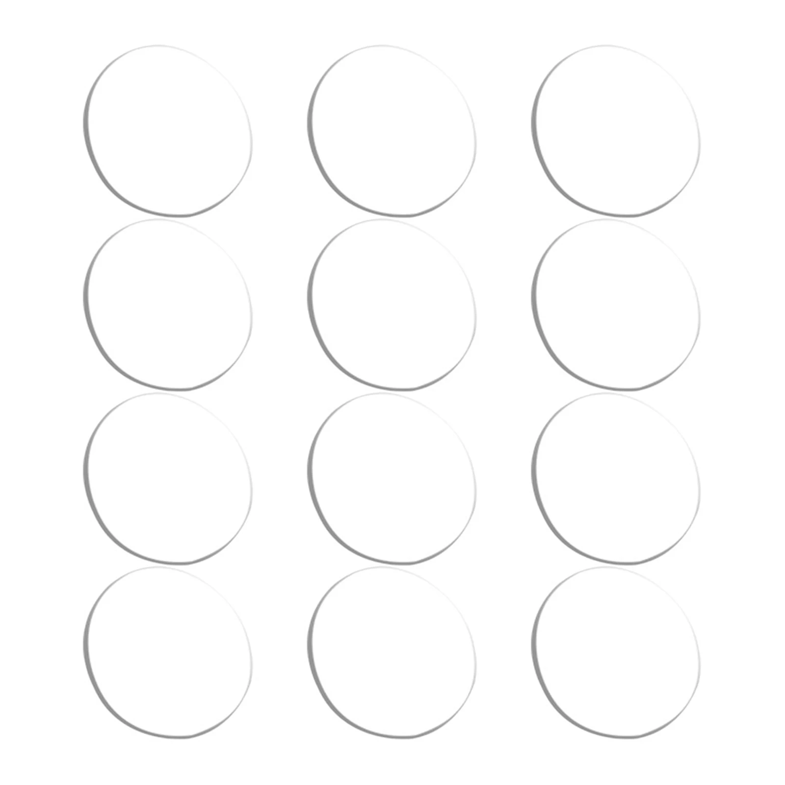 

12Pcs Glass Table Bumpers Clear Anti-Slip Spacer Pads Suction Mount for Countertop Stability Scratch Resistant Reusable Bumper